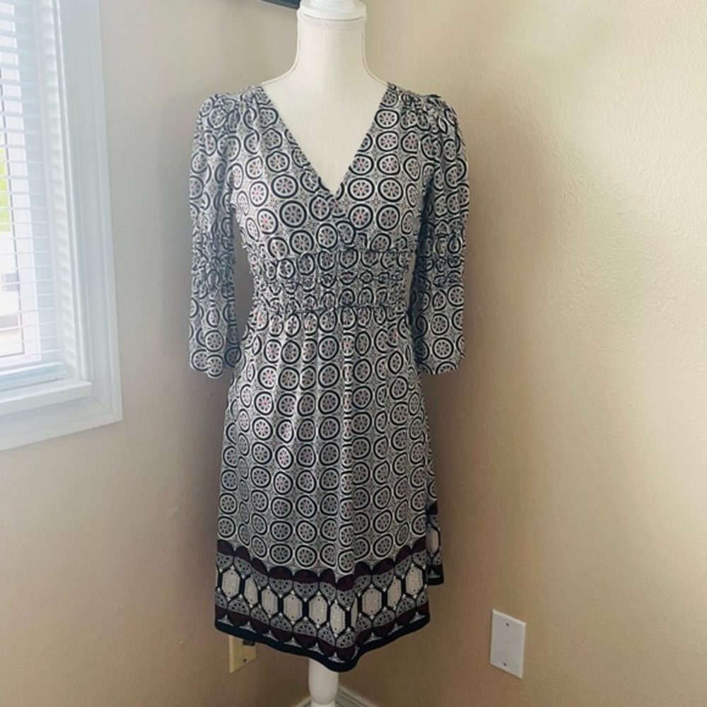 Max Studio black, red and white dress, Sz. XS